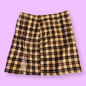 Checkered skirt